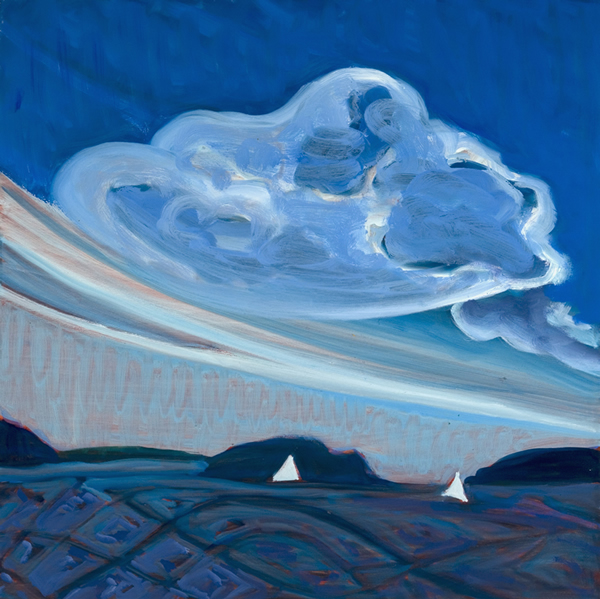 A Cloud like an Omen - 24w x 24h Oil on Canvas