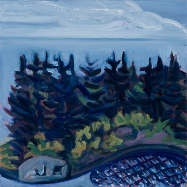 Small Island Cove - 20w x 20h Oil on Canvas