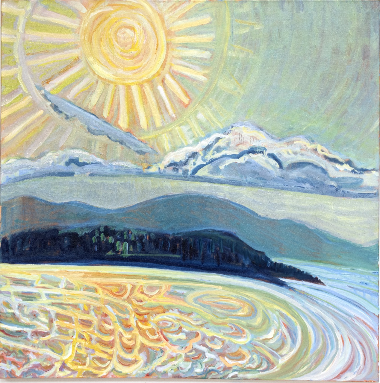 Above Us Sky 36 in x 36 in 2026