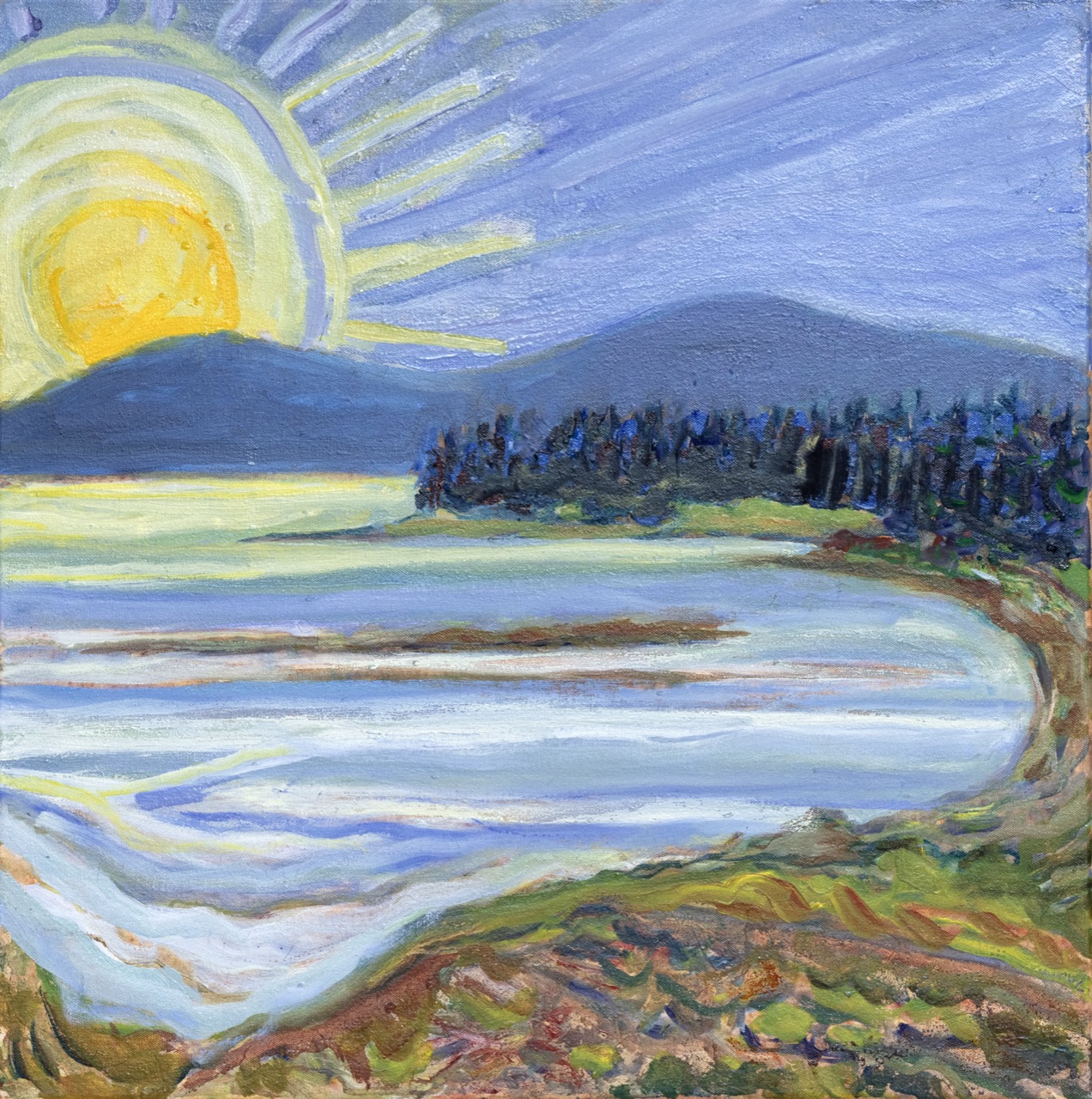 After Solstice 20 in x 20 in 2026
