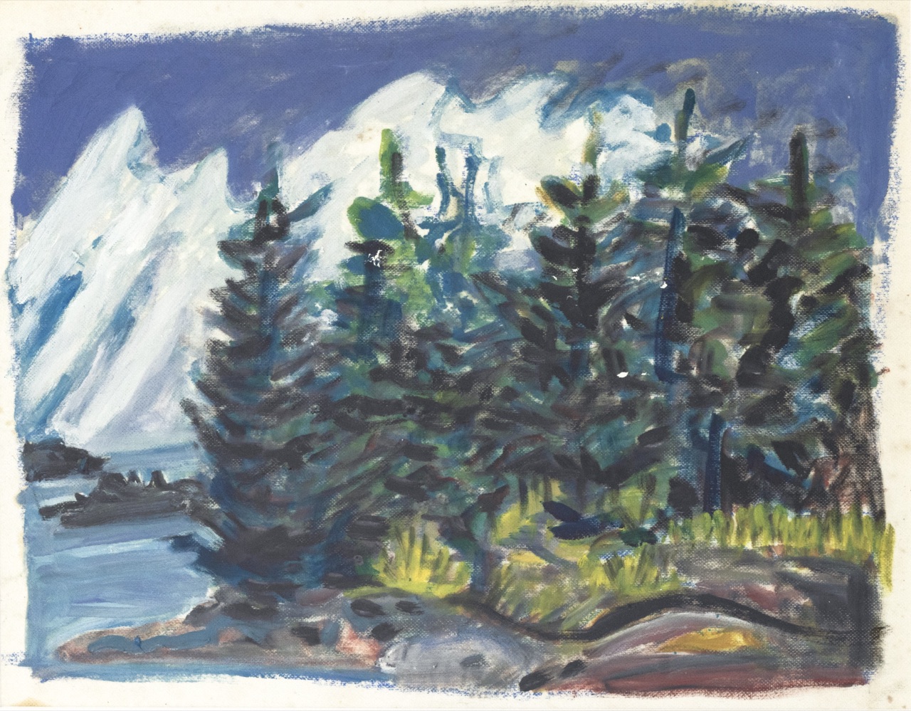 Hen Island 19 in x 23 in 2025